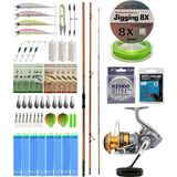 Yek Outdoor Yekoutdoor Pro Olta Seti Okuma Trio Rex Surf 450CM 120-250GR 3 Parça Surf Kamışı&shimano Makina Sedona 6000 Fı - Standart - Renkli
