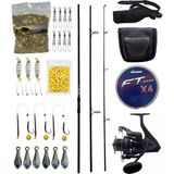 Yek Outdoor Yekoutdoor Profesyonel Göl Oltası Seti Kendo Carp 3.60CM 3.5lbs Olta Kamışı&okuma Wave Power WP-6000A1 Olta Makinesi - Standart - Renkli