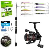 Yek Outdoor Yekoutdoor Profesyonel Lrf Seti Okuma 210CM 1-8 gr Lrf Kamışı&okuma Ceymar Matt Black Olta Makinesi