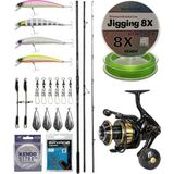 Yek Outdoor Yekoutdoor Profesyonel Olta Seti Okuma Alijos Surf 435 cm 100+250 gr 3 Parça&okuma Tesoro 8000PA Olta Makinesi - Standart - Renkli
