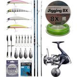 Yek Outdoor Yekoutdoor Profesyonel Olta Seti Okuma Surfliner+ Surf 420CM 100-250GR 3 Parça Olta Kamışı&shimano Makina Twin Power 8000 Sw C Pg - Standart - Renkli