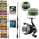 Yek Outdoor Yekoutdoor Silikonlu Lrf Seti Okuma Wave Power 228 cm 2-12 gr Lrf Kamışı&okuma Revenger Rv-25 Fd Olta Makinesi - Standart - Renkli