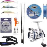 Yek Outdoor Yekoutdoor Spin Olta Seti Okuma Wave Power 2,74 cm 7-30 gr 2 Parça Spin Kamışı&okuma ARIA-C4000A Olta Makinesi - Standart - Renkli
