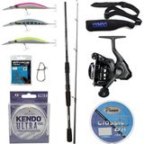 Yek Outdoor Yekoutdoor Spin Olta Seti Okuma Wave Power 8'0 2.44 cm 15-40 gr 2 Parça Spin Kamışı&okuma Acuador ACU-4000A 3+1bb Olta Makinesi