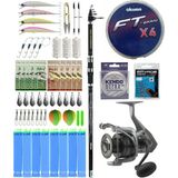 Yek Outdoor YekOutdoor Surf Olta Seti Okuma Carbonite Pro Tele Surf 420 cm Surf Kamışı&Okuma Tomcat TMC-8000 Olta Makinesi