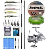 Yek Outdoor Yekoutdoor Surf Seti Shimano Kamış Beastmaster K Surf Hybrid 4,50M 225G 3pc K-Type Dps&shimano Makina Ultegra 14000 Xse - Standart - Renkli