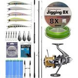 Yek Outdoor Yekoutdoor Surf Seti Shimano Kamış Beastmaster K Surf Tubular 4,50M 225G 3pc Low Rider Dps&shimano Makina Aerlex Xsc 14000 - Standart - Renkli