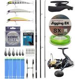 Yek Outdoor Yekoutdoor Yüksek Performans Okuma Ceymar Surf 4,30 M 100-250 gr 3 Parça Surf Kamışı&shimano Makina Spheros 8000 Sw A Hg - Standart - Renkli