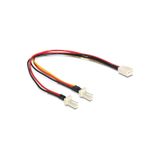 Yeka 3 Pin Fan Çoklayıcı Kablo 2 Li