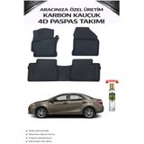 YEKCARS TOYOTA COROLLA 2017 MODEL ARACINIZA ÖZEL KARBON KAUÇUK PASPAS TAKIMI