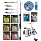 Yekoutdoor Arrow Worm Lrf Seti Okuma LRF-TELE-706UL 212CM 1-8 gr Lrf Kamışı&okuma ARIA-1000A 1bb Olta Makinesi - Standart - Renkli