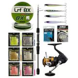 YekOutdoor Arrow Worm LRF Seti Okuma Lrf-Tele-706UL 212cm 1-8 gr Lrf Kamışı&Shimano Makina FX 2500 FC