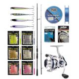 Yekoutdoor Arrow Worm Lrf Seti Okuma Psycho Stick Game 198Cm Ex-Fast 0.5-3.5Gr 2 Parça Olta Kamışı&Okuma Arıa-1000A 1Bb Olta Makinesi