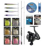 YekOutdoor Arrow Worm LRF Seti Okuma Wave Up Spin 229cm 3-14gr 2 Parça Olta Kamışı&Okuma Acuador ACU-1000A 3+1BB Olta Ma