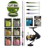 Yekoutdoor Arrow Worm Lrf Seti Shimano Kamış Sienna Spinning Sensitive 1,91M 1-10G 2Pc&Shimano Makina Fx 1000 Fc