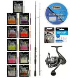 Yekoutdoor Fireworm Lrf Seti Okuma Epixor Lrf Ultra Light Game Spin 213Cm 1-8Gr 2 Parça Olta Kamışı&Kendo Azzurro 2000 Olta Makinesi