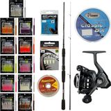 Yekoutdoor Fireworm Lrf Seti Okuma Wave Power 213 cm 0-8 gr Lrf Kamışı&okuma Acuador ACU-1000A 3+1bb Olta Makinesi - Standart - Renkli
