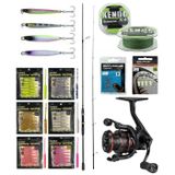 Yekoutdoor Fireworm Lrf Seti Okuma Wave Up Spin 198Cm 0.5-6Gr 2 Parça Olta Kamışı&Okuma Ceymar Hd Chd-1000A Olta Makinesi