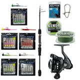 Yekoutdoor Hookworm Lrf Seti Okuma Lrf-Tele-706Ul 212Cm 1-8 Gr Lrf Kamışı&Okuma Acuador Acu-1000A 3+1Bb Olta Makinesi