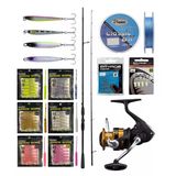 YekOutdoor LRF Seti Okuma Psycho Stick Game 198cm Ex-Fast 0.5-3.5gr 2 Parça Olta Kamışı&Shimano Makina FX 1000 FC