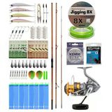 Yekoutdoor Pro Olta Seti Okuma Trio Rex Surf 450Cm 120-250Gr 3 Parça Surf Kamışı&Shimano Makina Sedona 6000 Fı