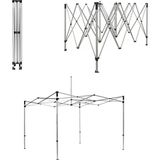 Yekoutdoor Profesyonel 3x3 Otomatik Gazebo Çardak Iskeleti - Tek Ebat - Tek Renk