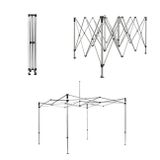 Yekoutdoor Profesyonel 3X3 Otomatik Gazebo Çardak İskeleti