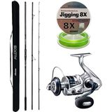 Yekoutdoor Profesyonel Olta Seti Okuma Alijos Surf 435 cm 100+250 gr 3 Parça&shimano Makina Saragosa 8000 Sw A Hg - Standart - Renkli