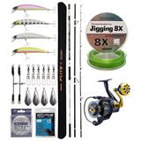 Yekoutdoor Profesyonel Olta Seti Okuma Flite+ Super Light Surf 420Cm 3 Parça Olta Kamışı&Okuma Salina 8000A Olta Makinesi