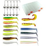 Yekoutdoor Savage Gear Lrf Silikon At-Çek Balık Yemi Seti & Rapala Kutusu