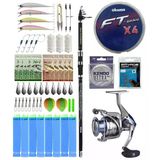 Yekoutdoor Surf Olta Seti Okuma Carbonite Pro Tele Surf 420 Cm Surf Kamışı&Okuma Safina Pro 8000 Olta Makinesi