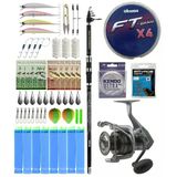 Yekoutdoor Surf Olta Seti Okuma Carbonite Pro Tele Surf 420 Cm Surf Kamışı&Okuma Tomcat Tmc-8000 Olta Makinesi