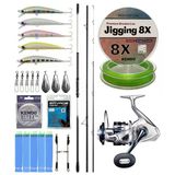 Yekoutdoor Surf Seti Shimano Kamış Beastmaster K Surf Hybrid 4,50M 225G 3Pc K-Type Dps & Shimano Makina Saragosa 8000 Sw A Hg