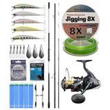 Yekoutdoor Surf Seti Shimano Kamış Beastmaster K Surf Hybrid 4,50M 225G 3Pc K-Type Dps & Shimano Makina Spheros 8000 Sw A Hg