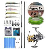 Yekoutdoor Surf Seti Shimano Kamış Beastmaster K Surf Hybrid 4,50M 225G 3Pc K-Type Dps&Shimano Makina Aerlex Xsc 14000