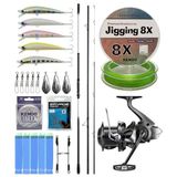 Yekoutdoor Surf Seti Shimano Kamış Beastmaster K Surf Hybrid 4,50M 225G 3Pc K-Type Dps&Shimano Makina Aerlex Xtc 14000