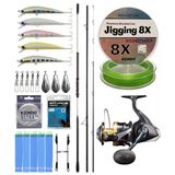 Yekoutdoor Surf Seti Shimano Kamış Beastmaster K Surf Tubular 4,50M 225G 3Pc Low Rider Dps& Shimano Makina Spheros 8000 Sw A Hg