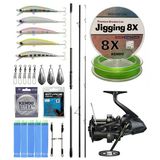 Yekoutdoor Surf Seti Shimano Kamış Beastmaster K Surf Tubular 4,50M 225G 3Pc Low Rider Dps&Shimano Makina Speedmaster 14000 Xtd