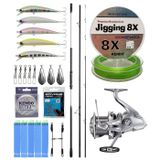 Yekoutdoor Surf Seti Shimano Kamış Beastmaster K Surf Tubular 4,50M 225G 3Pc Low Rider Dps&Shimano Makina Ultegra 14000 Xse
