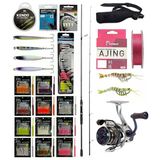 Yekoutdoor Ultra Lrf Seti Okuma Wave Up Spin 229Cm 3-14Gr 2 Parça Olta Kamışı&Okuma Safyre 2500A Olta Makinesi