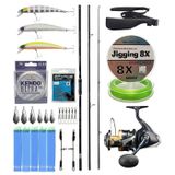 Yekoutdoor Yüksek Performans Okuma Ceymar Surf 4,30 M 100-250 Gr 3 Parça Surf Kamışı&Shimano Makina Spheros 8000 Sw A Hg