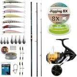 Yekoutdoor Yüksek Performans Shimano Kamış Alivio Surf T 425 Bx-G 4,25M 225G 3pc&shimano Makina Socorro 6000 Sw - Standart - Renkli