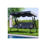 Yekta Home 3 Kişilik Bahçe Salıncağı Balkon Teras Salıncak 200 Cm Bahçe Salıncakları
