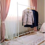 Yekta Home Lucia Konfeksiyon Elbise Askılığı Ayaklı Askılık Beyaz K105