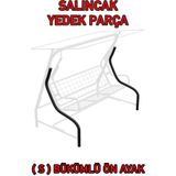 Yekta Home Yekta 3 Kişilik Bahçe Salıncağı Yedek Parça S Bükümlü Ön Ayak 2 Adet