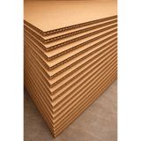 Yelbegen Proje Kartonu 80x100 Cm Kalın (6 MM) Oluklu Mukavva Karton 10 Adet