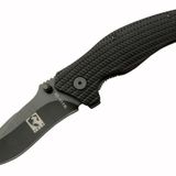 Yele M446 Siyah Kamp Çakı 20cm - Yarı Otomatik, Kemerlikli