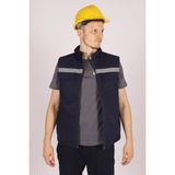 Yelek 7/7 Lacivert Reflektörlü Kışlık Iş Yeleği - XL