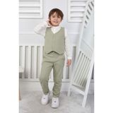 Yelek Pantolonlu Takım - 7 - 8 Yaş - Yeşil