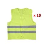 YELEK REFLEKTÖRLÜ SARI 10 LU PAKET